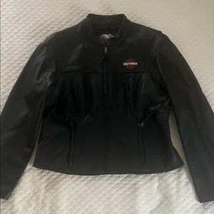 LADIES Classic Harley-Davidson Women's Black Leather Jacket
